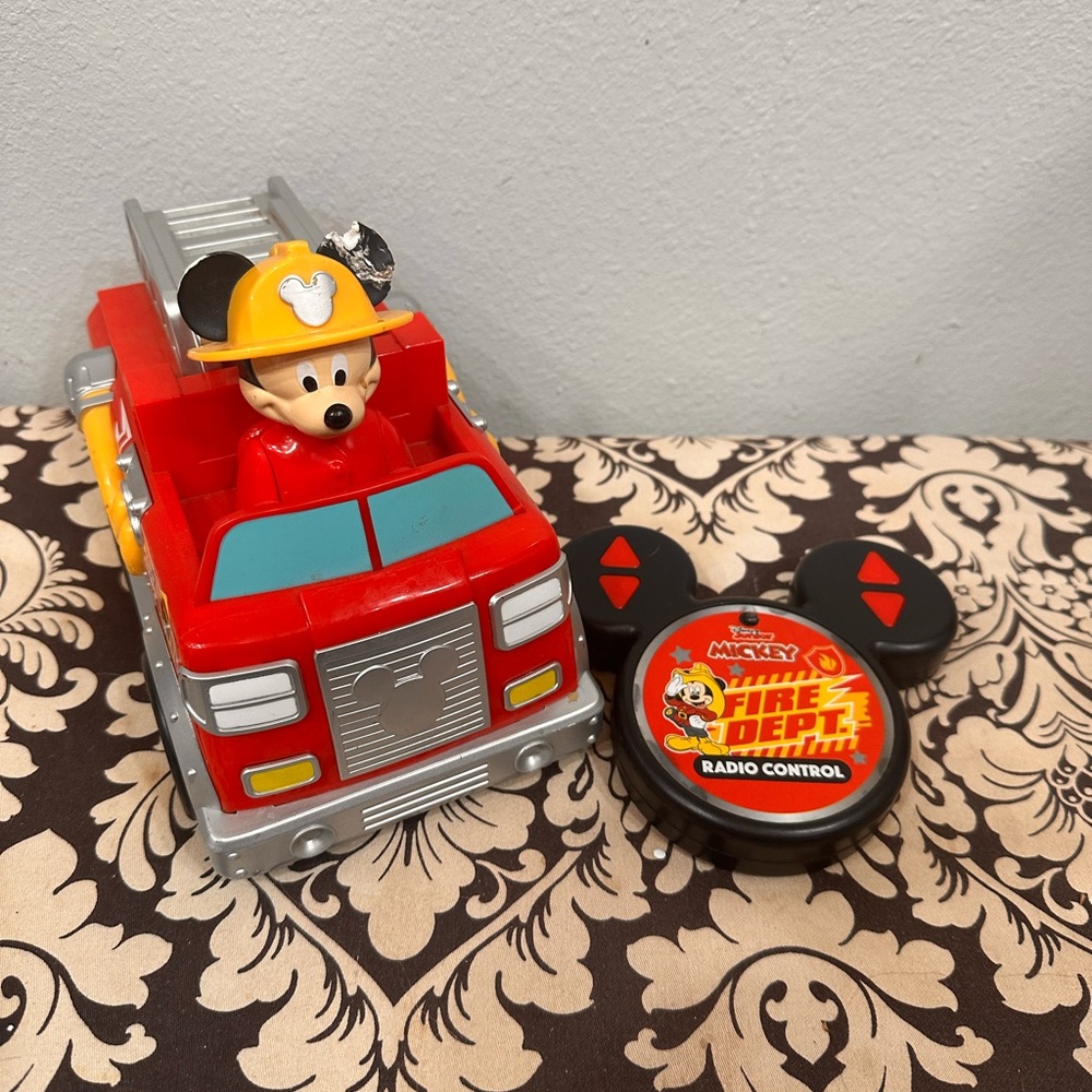 2 for $20! Disney Mickey Mouse Fire Rescue Truck - Red and Silver